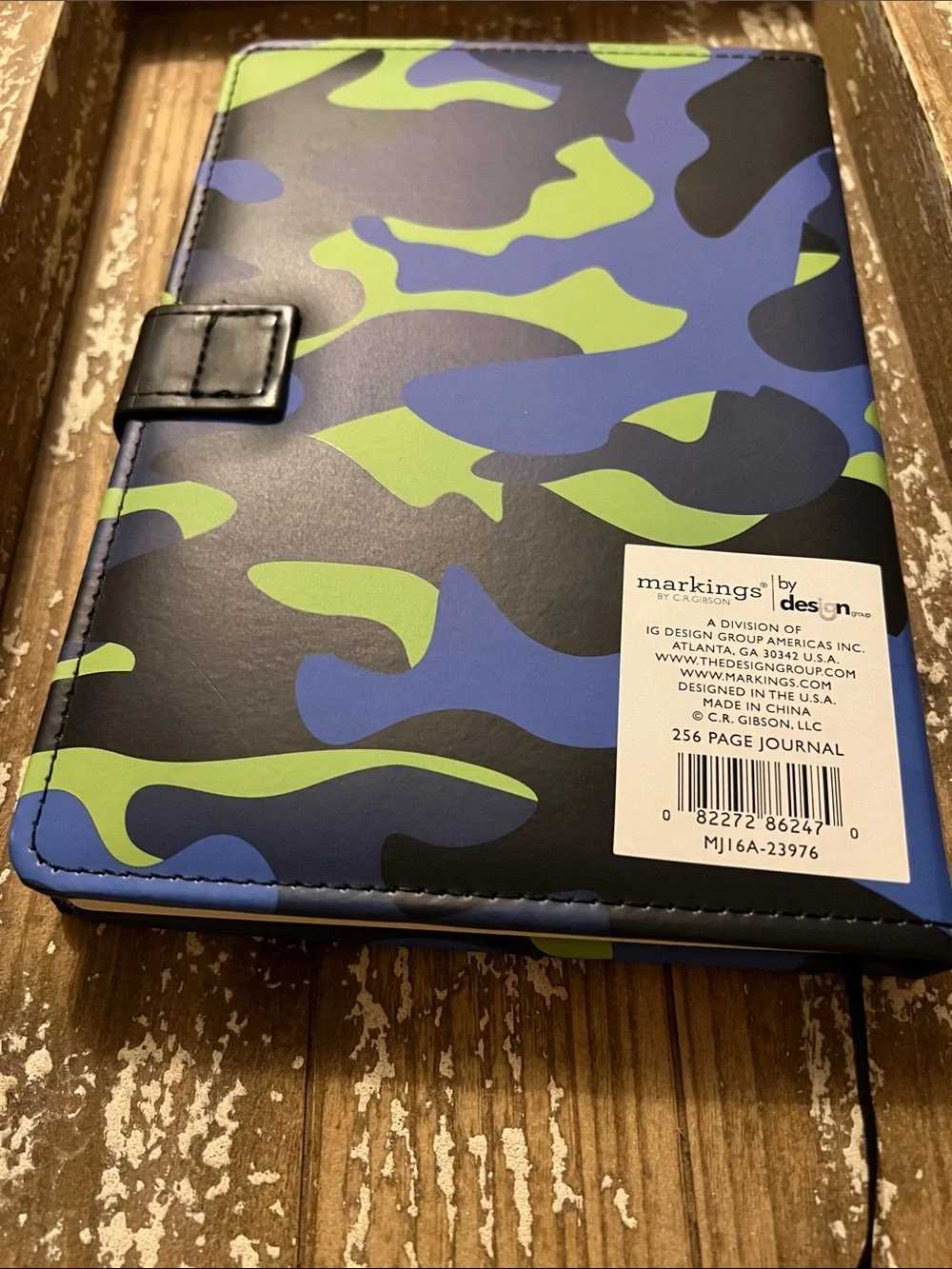 BACK TO SCHOOL CAMO PATTERNED JOURNAL by CR GIBSON
